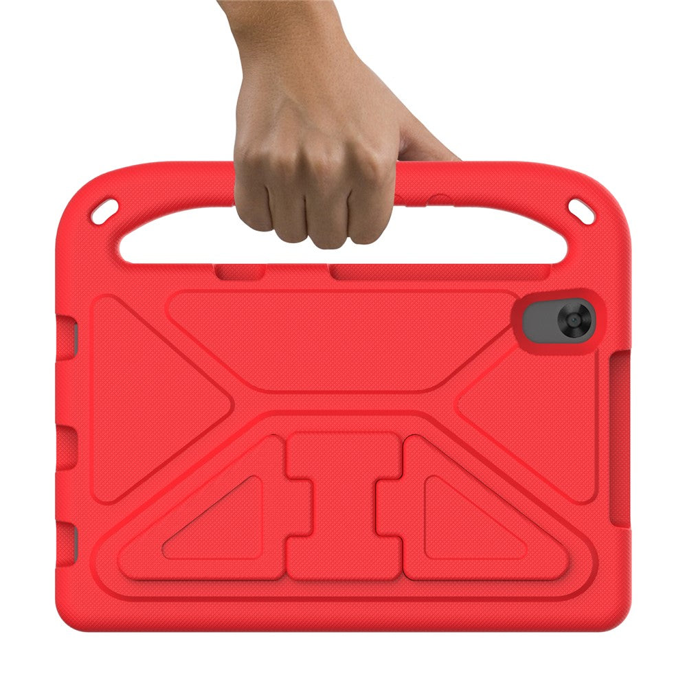 Handle Kickstand Light-Weight EVA Shockproof Protective Case Cover for Lenovo Tab M8 (1st Gen) TB-8505 / Tab M8 (2nd Gen) TB-8705 / Tab M8 (3rd Gen) TB-8506 - Red