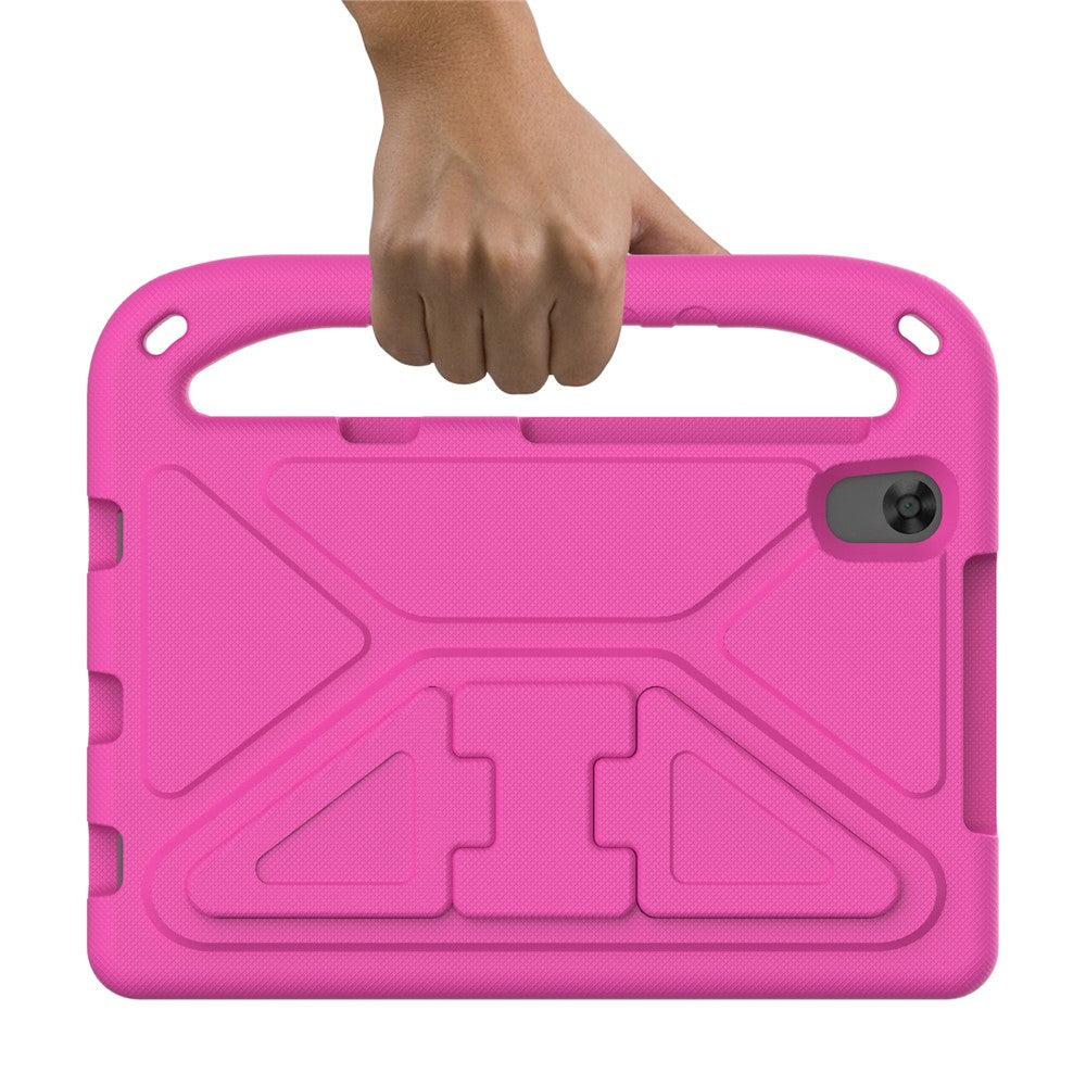 Handle Kickstand Light-Weight EVA Shockproof Protective Case Cover for Lenovo Tab M8 (1st Gen) TB-8505 / Tab M8 (2nd Gen) TB-8705 / Tab M8 (3rd Gen) TB-8506 - Rose