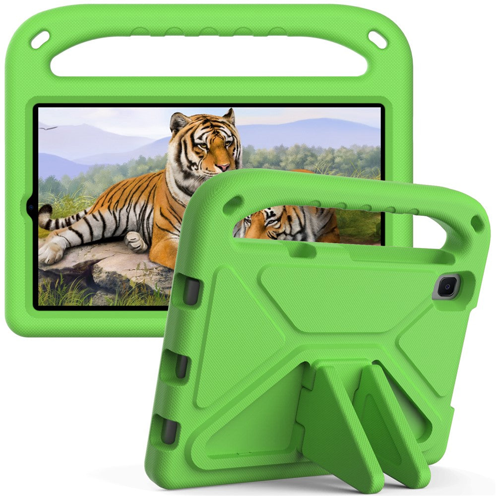 Handle Kickstand Light-Weight EVA Shockproof Protective Case Cover for Lenovo Tab M8 (1st Gen) TB-8505 / Tab M8 (2nd Gen) TB-8705 / Tab M8 (3rd Gen) TB-8506 - Green