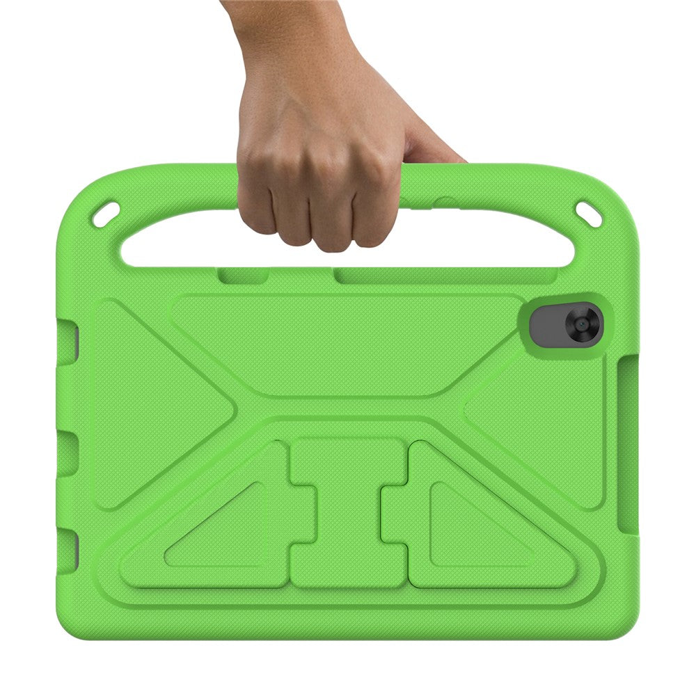 Handle Kickstand Light-Weight EVA Shockproof Protective Case Cover for Lenovo Tab M8 (1st Gen) TB-8505 / Tab M8 (2nd Gen) TB-8705 / Tab M8 (3rd Gen) TB-8506 - Green