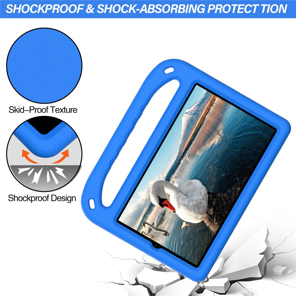 Handle Kickstand Light-Weight EVA Shockproof Protective Case Cover for Lenovo Tab M8 (1st Gen) TB-8505 / Tab M8 (2nd Gen) TB-8705 / Tab M8 (3rd Gen) TB-8506 - Blue