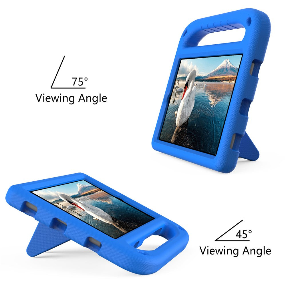 Handle Kickstand Light-Weight EVA Shockproof Protective Case Cover for Lenovo Tab M8 (1st Gen) TB-8505 / Tab M8 (2nd Gen) TB-8705 / Tab M8 (3rd Gen) TB-8506 - Blue