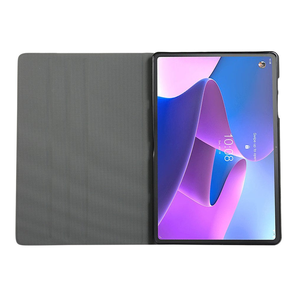 Shockproof PU Leather Shockproof Folio Stand Tablet Case Cover Protector for Lenovo Tab P12 Pro - Rose Gold