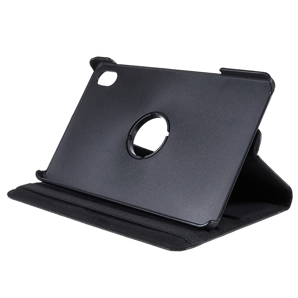 For Lenovo Legion Y700 Anti-drop Shockproof Leather Case 360-degree Rotating Protective Cover with Stand Support Horizontal/Vertical View - Black