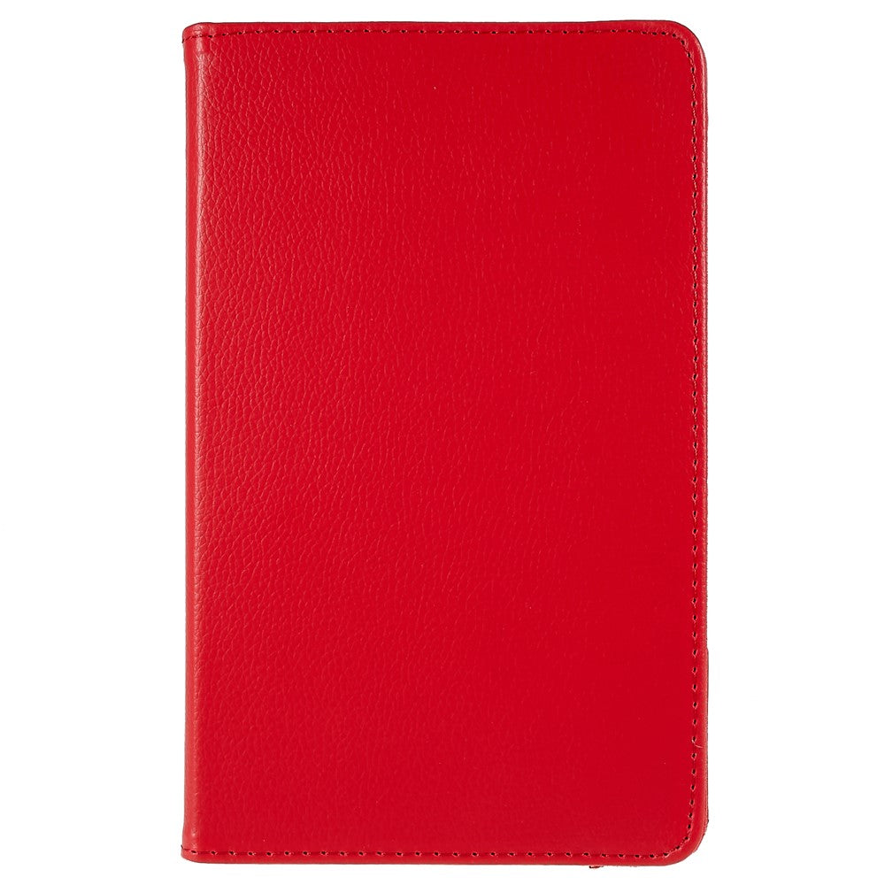 For Lenovo Legion Y700 Anti-drop Shockproof Leather Case 360-degree Rotating Protective Cover with Stand Support Horizontal/Vertical View - Red