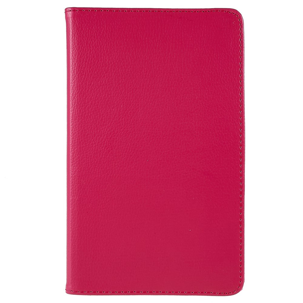 For Lenovo Legion Y700 Anti-drop Shockproof Leather Case 360-degree Rotating Protective Cover with Stand Support Horizontal/Vertical View - Rose