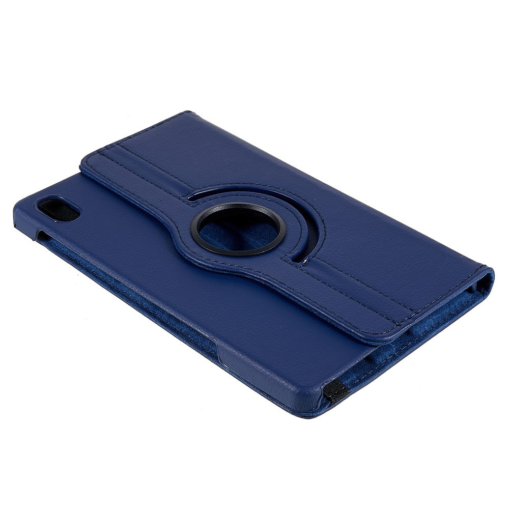 For Lenovo Legion Y700 Anti-drop Shockproof Leather Case 360-degree Rotating Protective Cover with Stand Support Horizontal/Vertical View - Blue