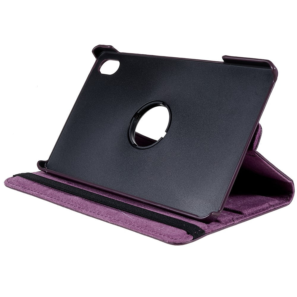 For Lenovo Legion Y700 Anti-drop Shockproof Leather Case 360-degree Rotating Protective Cover with Stand Support Horizontal/Vertical View - Purple