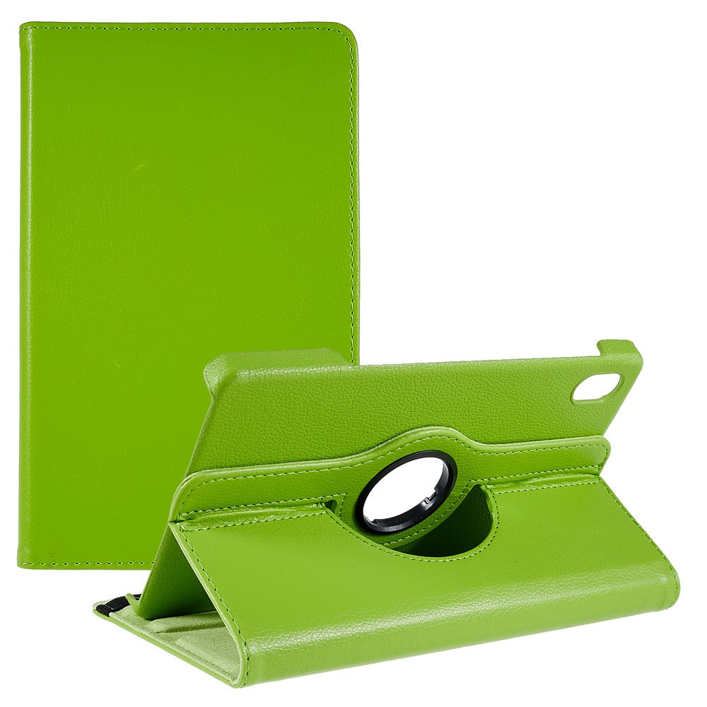 For Lenovo Legion Y700 Anti-drop Shockproof Leather Case 360-degree Rotating Protective Cover with Stand Support Horizontal/Vertical View - Green
