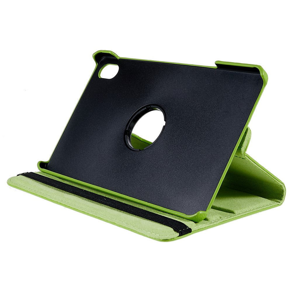 For Lenovo Legion Y700 Anti-drop Shockproof Leather Case 360-degree Rotating Protective Cover with Stand Support Horizontal/Vertical View - Green