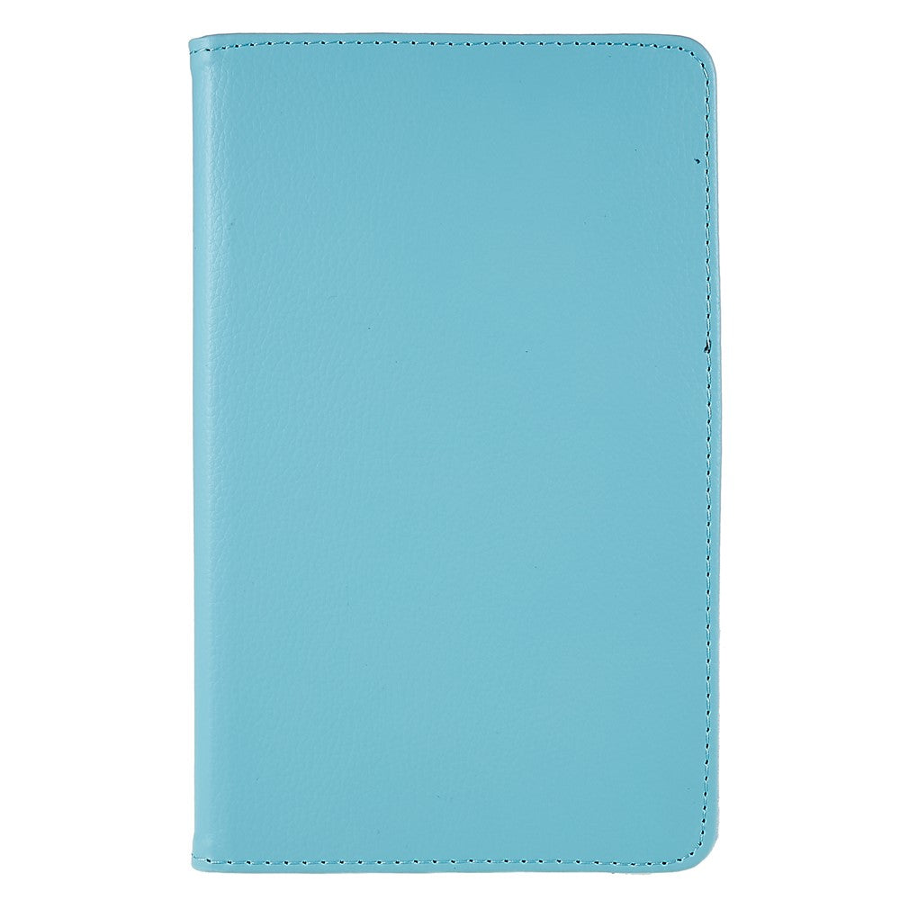 For Lenovo Legion Y700 Anti-drop Shockproof Leather Case 360-degree Rotating Protective Cover with Stand Support Horizontal/Vertical View - Baby Blue