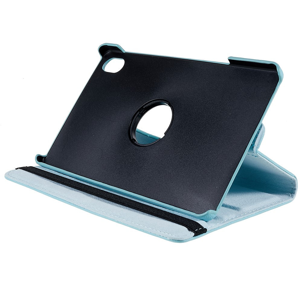 For Lenovo Legion Y700 Anti-drop Shockproof Leather Case 360-degree Rotating Protective Cover with Stand Support Horizontal/Vertical View - Baby Blue