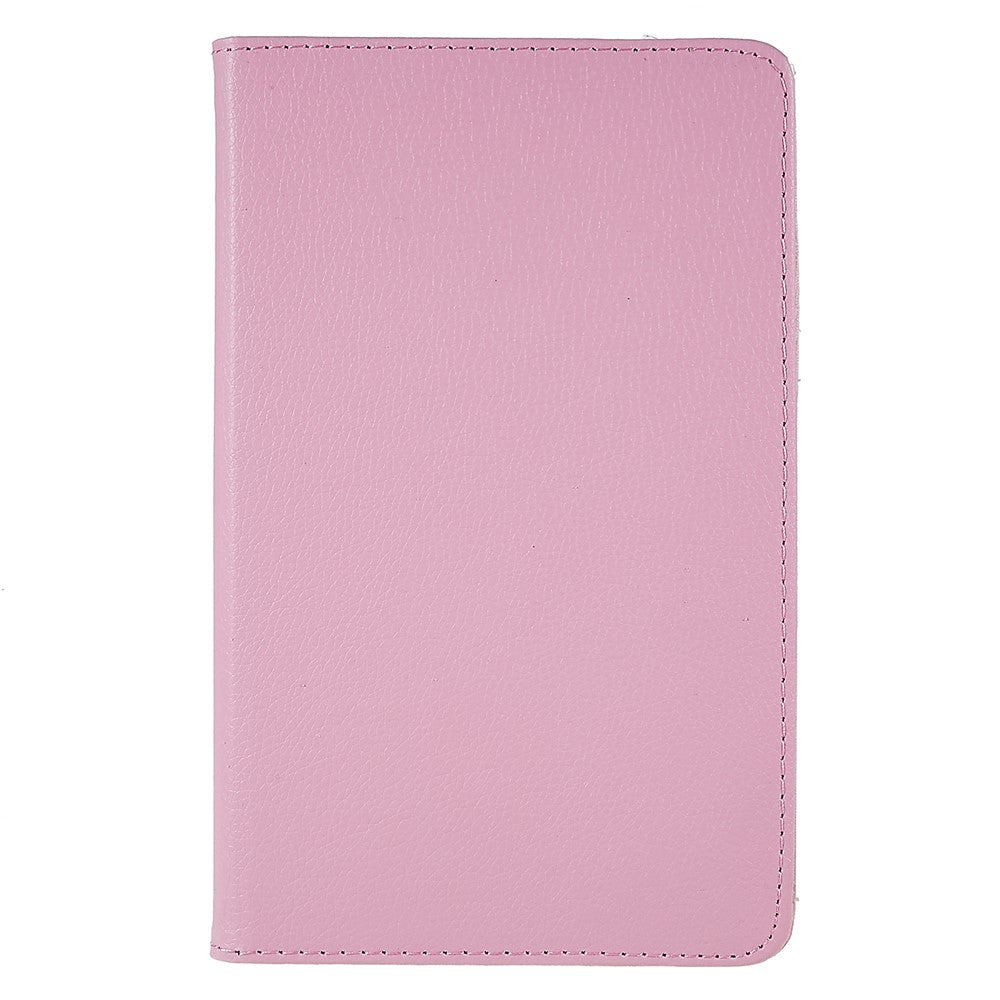 For Lenovo Legion Y700 Anti-drop Shockproof Leather Case 360-degree Rotating Protective Cover with Stand Support Horizontal/Vertical View - Pink