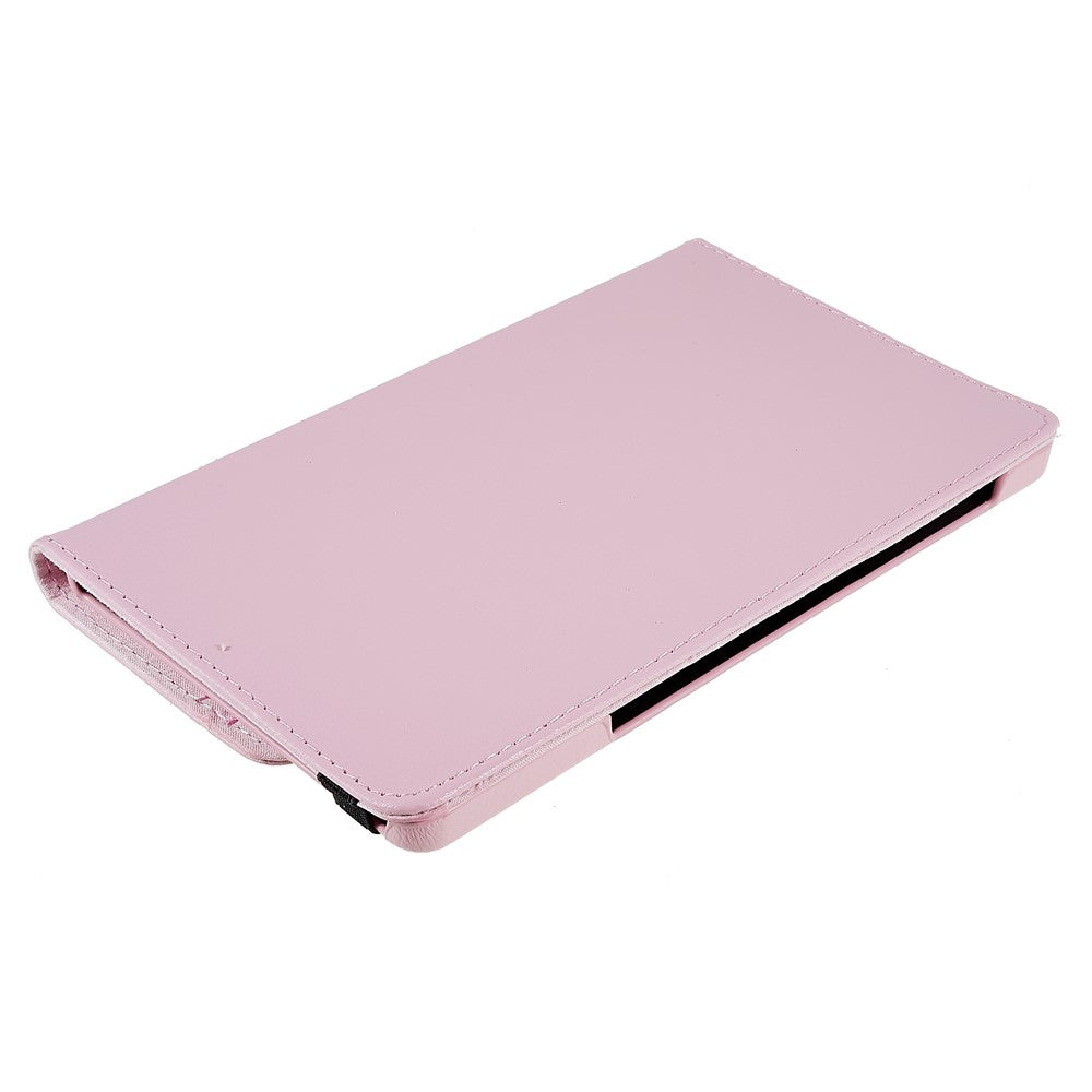For Lenovo Legion Y700 Anti-drop Shockproof Leather Case 360-degree Rotating Protective Cover with Stand Support Horizontal/Vertical View - Pink
