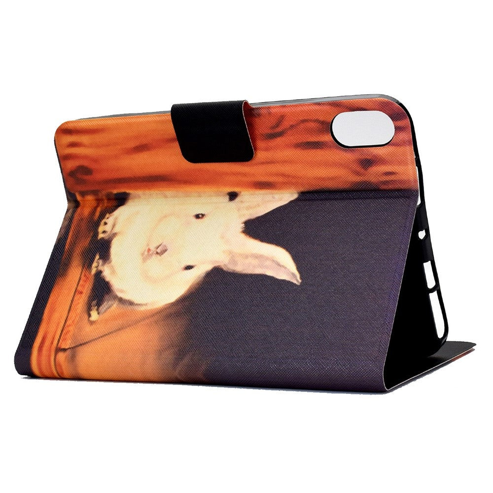 For Lenovo Legion Y700 Pattern Printing Leather Shock Proof Tablet Case Protective Cover - Rabbit