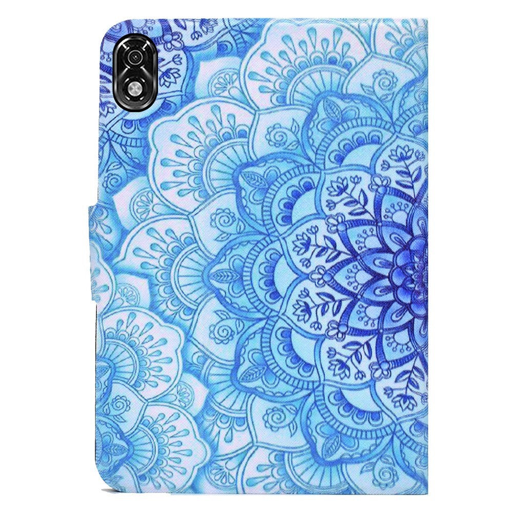 For Lenovo Legion Y700 Pattern Printing Leather Shock Proof Tablet Case Protective Cover - Mandala