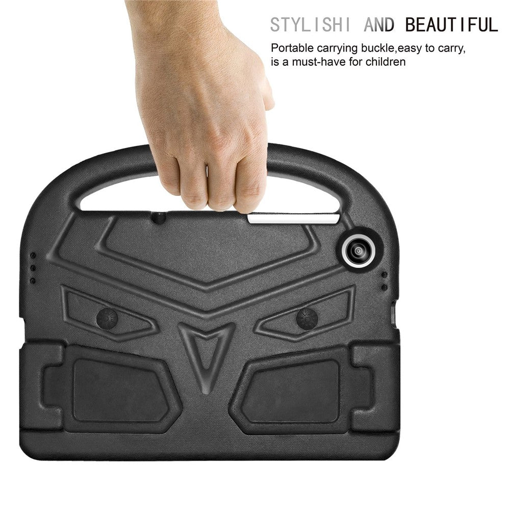 For Lenovo Tab M10 HD Gen 2 X306 Sparrow Style Shockproof EVA Tablet Case Kickstand Protective Cover with Portable Handle - Black