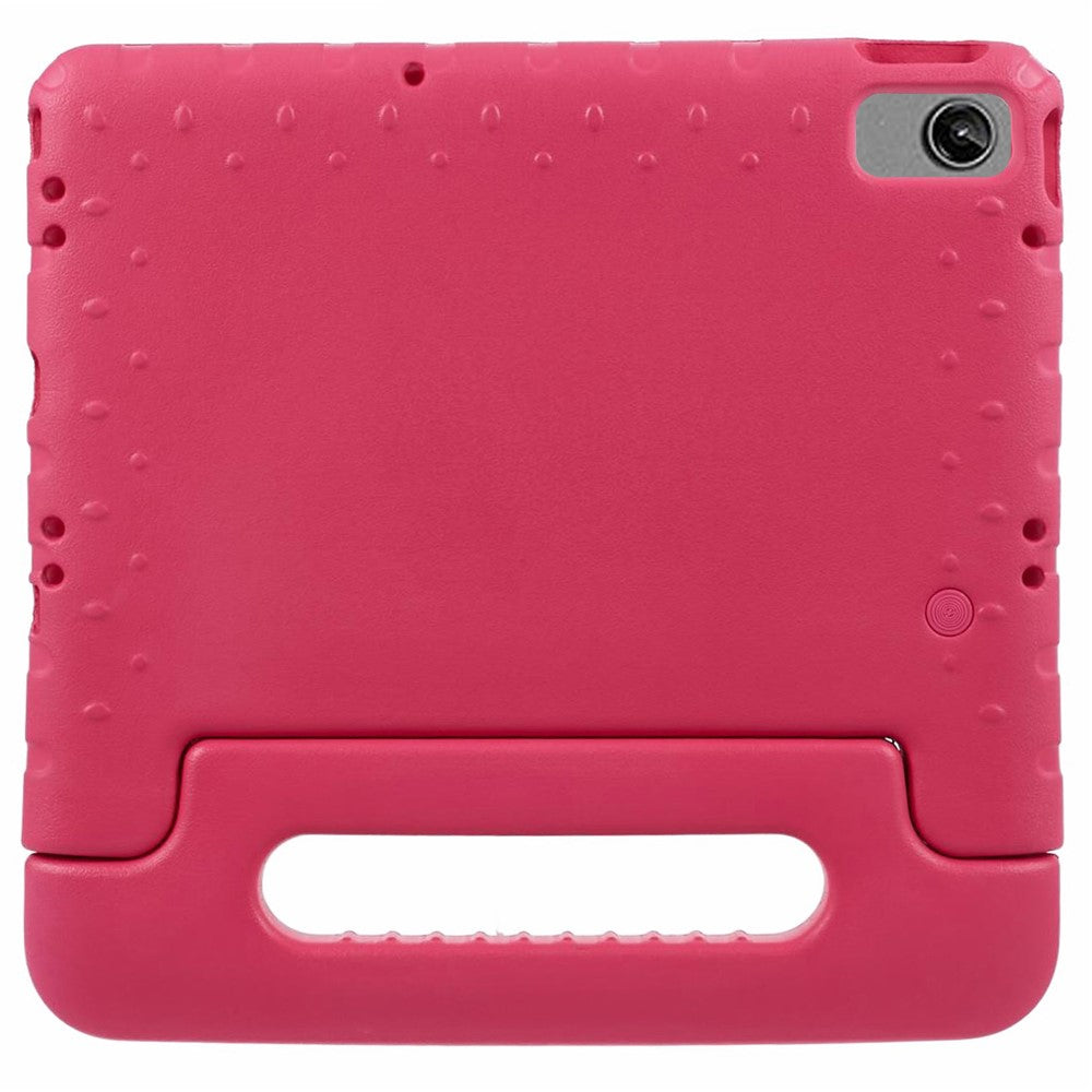 For Lenovo Tab M10 Plus (3rd Gen) / Tab M10 5G EVA Tablet Cover Portable Handle Kickstand Case - Rose