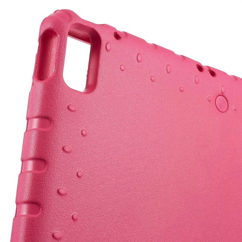 For Lenovo Tab M10 Plus (3rd Gen) / Tab M10 5G EVA Tablet Cover Portable Handle Kickstand Case - Rose