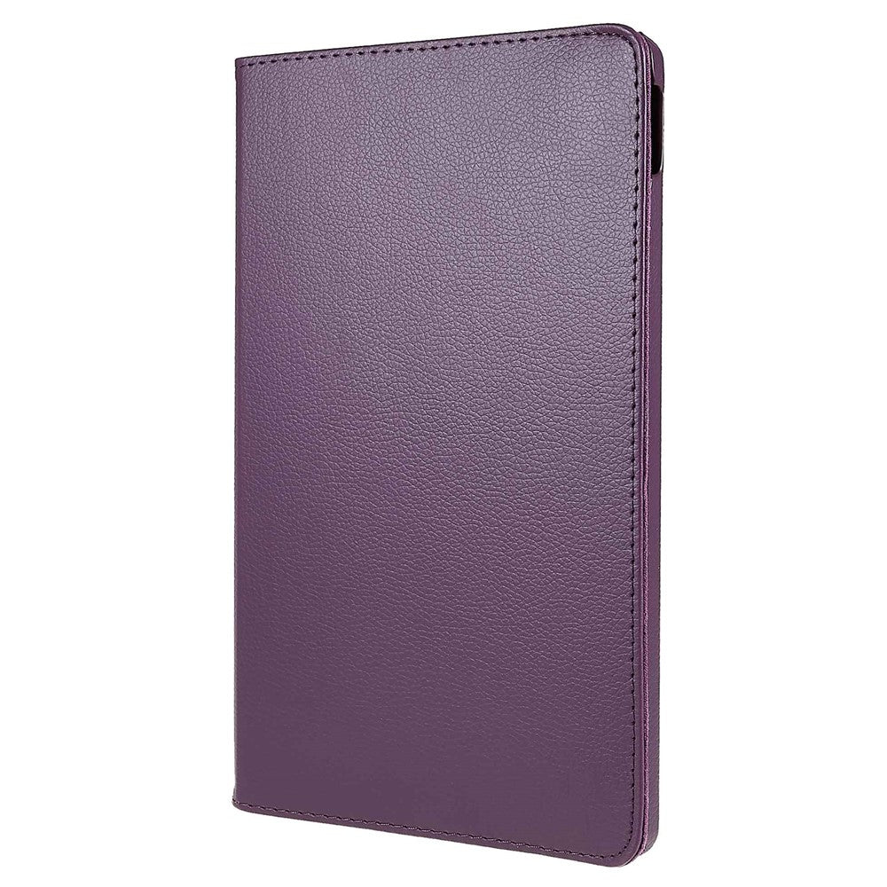 For Lenovo Tab M10 Plus (3rd Gen) / Xiaoxin Pad 2022 10.6 inch 125F / 128F Leather Tablet Case Rotating Stand Cover - Purple
