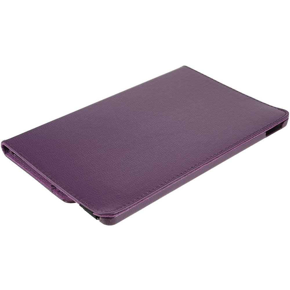 For Lenovo Tab M10 Plus (3rd Gen) / Xiaoxin Pad 2022 10.6 inch 125F / 128F Leather Tablet Case Rotating Stand Cover - Purple