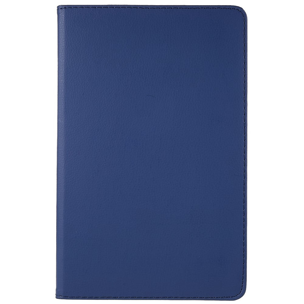For Lenovo Tab M10 Plus (3rd Gen) / Xiaoxin Pad 2022 10.6 inch 125F / 128F Leather Tablet Case Rotating Stand Cover - Dark Blue