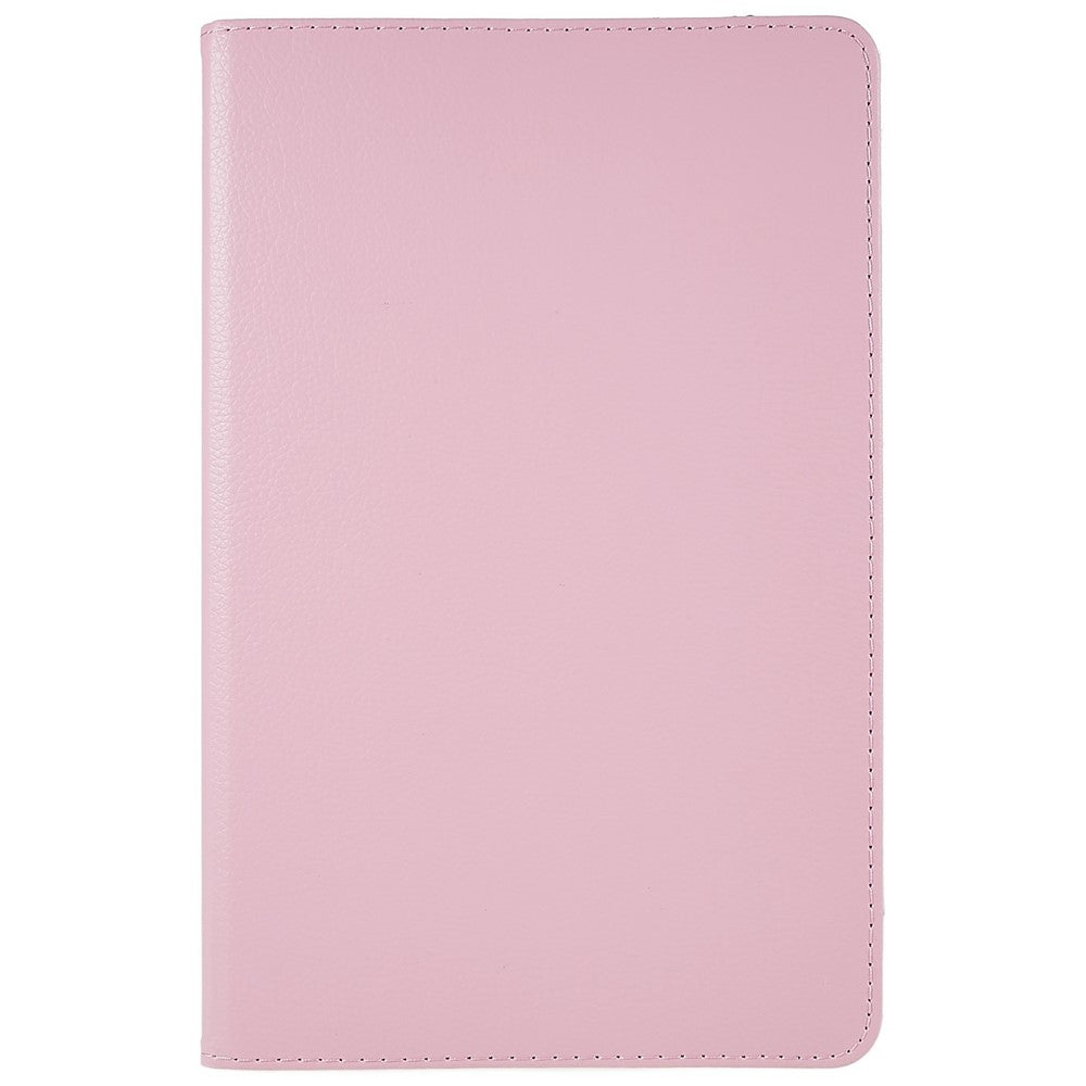 For Lenovo Tab M10 Plus (3rd Gen) / Xiaoxin Pad 2022 10.6 inch 125F / 128F Leather Tablet Case Rotating Stand Cover - Pink