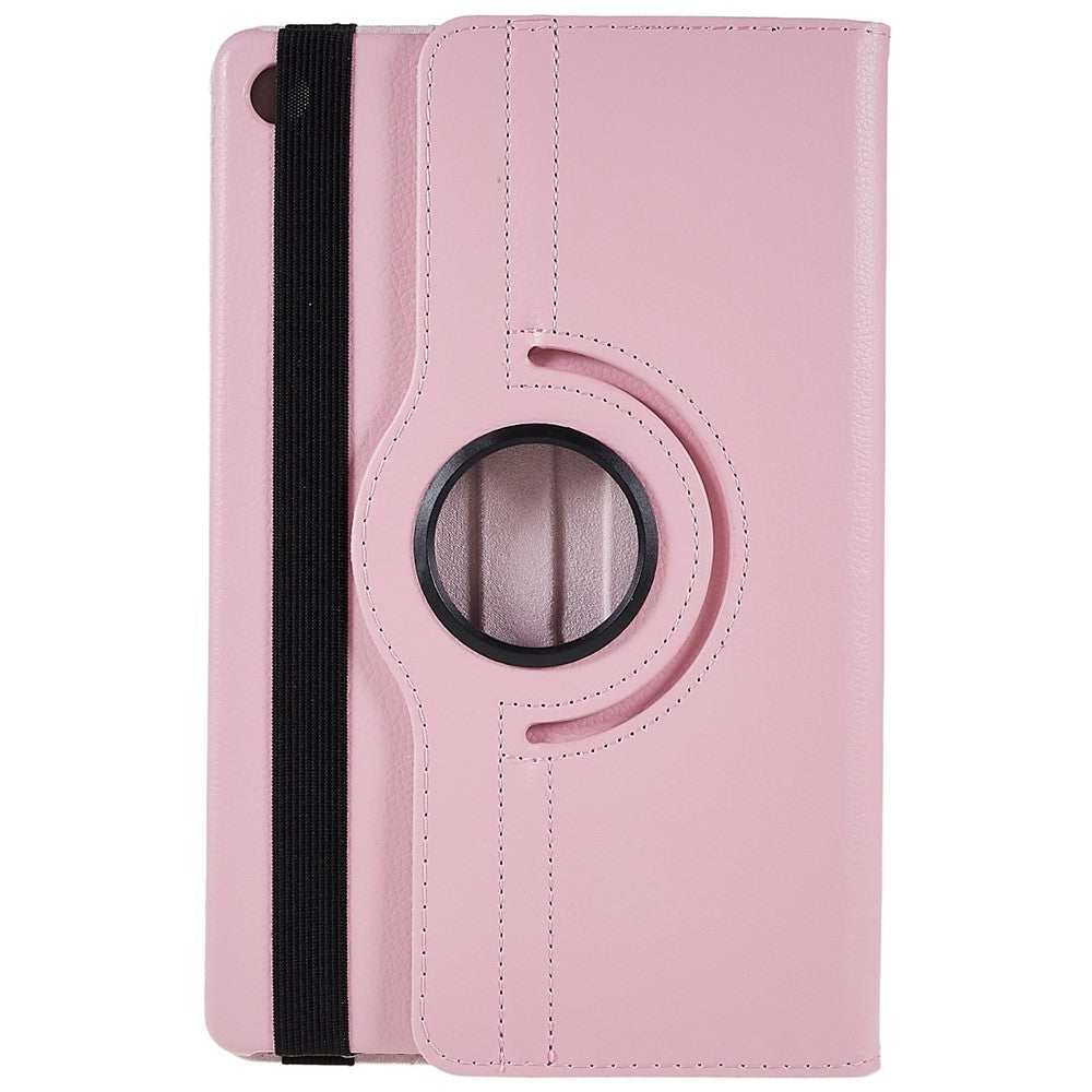 For Lenovo Tab M10 Plus (3rd Gen) / Xiaoxin Pad 2022 10.6 inch 125F / 128F Leather Tablet Case Rotating Stand Cover - Pink