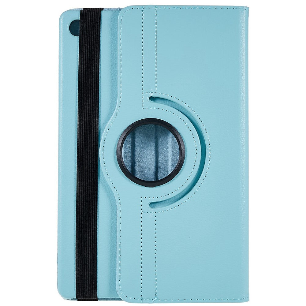 For Lenovo Tab M10 Plus (3rd Gen) / Xiaoxin Pad 2022 10.6 inch 125F / 128F Leather Tablet Case Rotating Stand Cover - Baby Blue