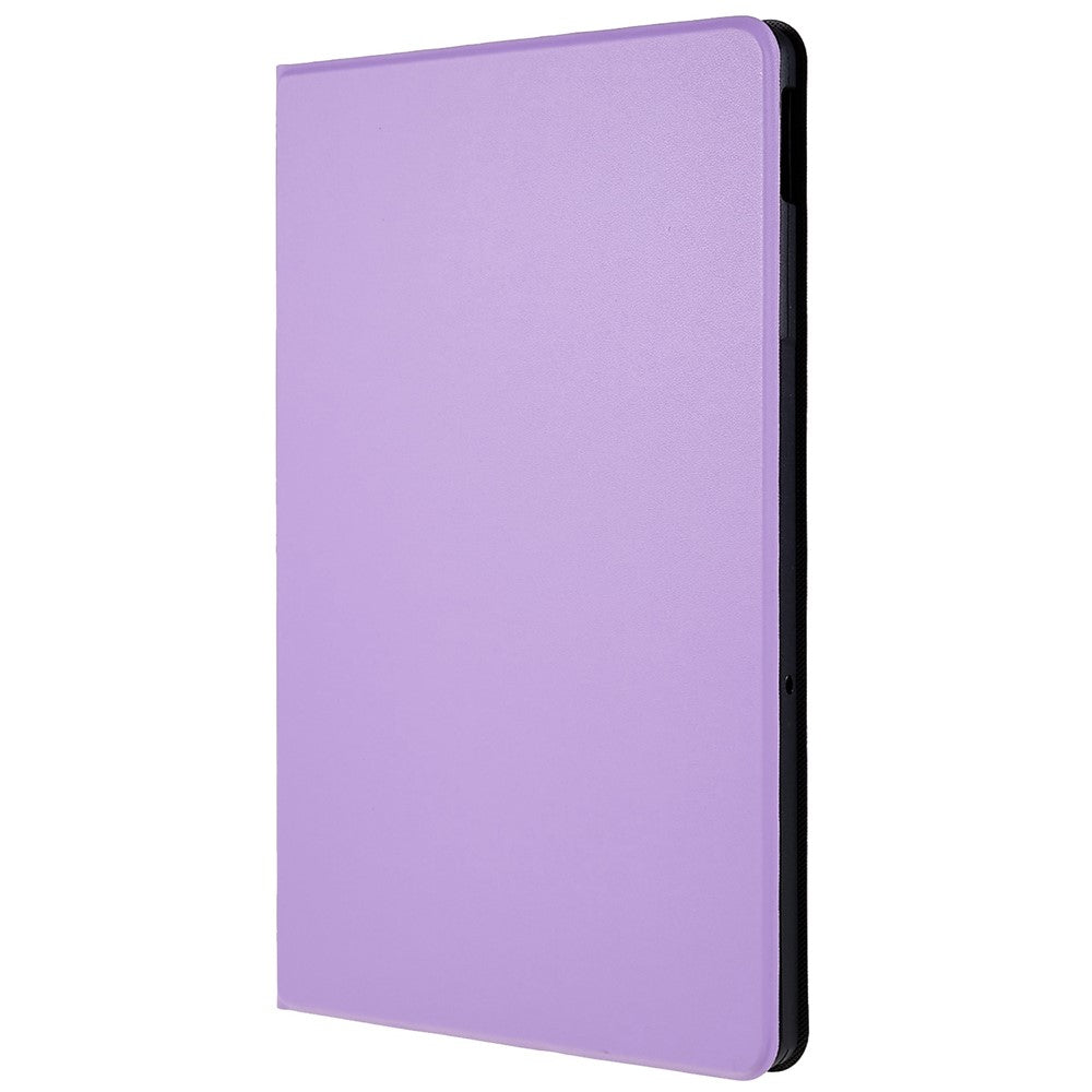 PU Leather Drop-Proof Case for Lenovo Tab M10 Plus (3rd Gen) / Xiaoxin Pad 2022 10.6 inch Tablet Stand Cover - Purple