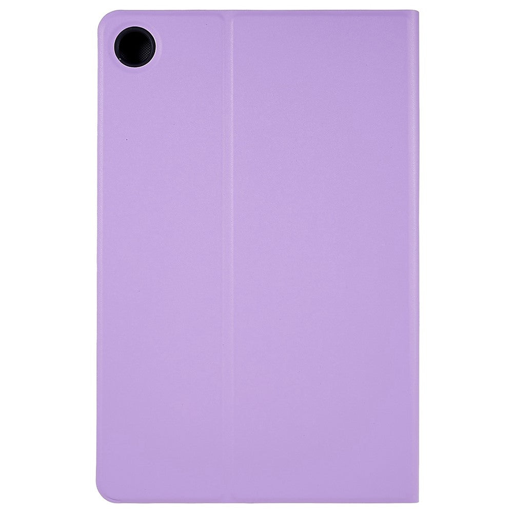 PU Leather Drop-Proof Case for Lenovo Tab M10 Plus (3rd Gen) / Xiaoxin Pad 2022 10.6 inch Tablet Stand Cover - Purple