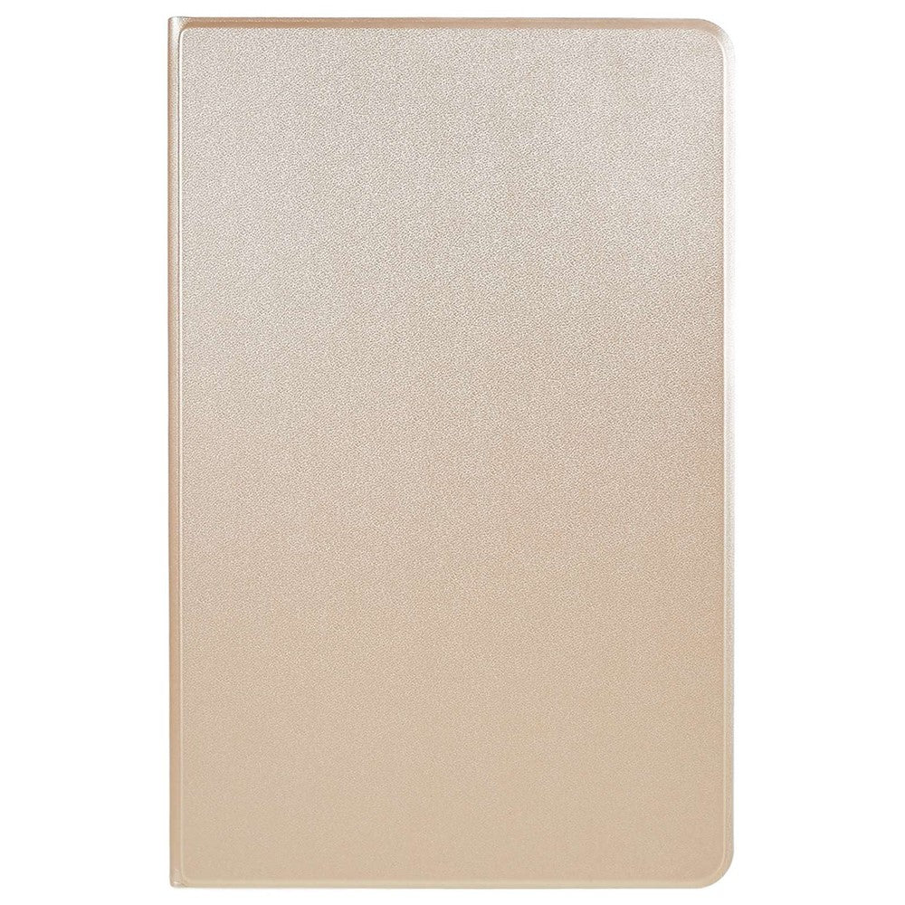 PU Leather Drop-Proof Case for Lenovo Tab M10 Plus (3rd Gen) / Xiaoxin Pad 2022 10.6 inch Tablet Stand Cover - Gold