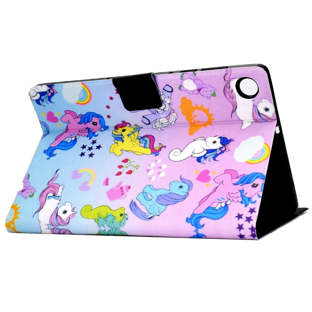 For Lenovo Tab M10 (Gen 3) TB-328FU / TB-328XU B2 Pattern Printing Stand Protective Case Auto Sleep / Wake Function PU Leather Smart Cover with Card Slots - Hippocampus