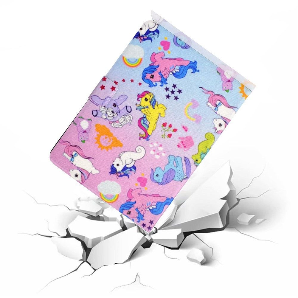 For Lenovo Tab M10 (Gen 3) TB-328FU / TB-328XU B2 Pattern Printing Stand Protective Case Auto Sleep / Wake Function PU Leather Smart Cover with Card Slots - Hippocampus