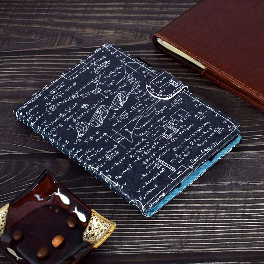 For Lenovo Tab M10 (Gen 3) TB-328FU / TB-328XU A2 Pattern Printing PU Leather Case Adjustable Stand Protection Smart Cover with Card Slots and Pencil Holder - Equation