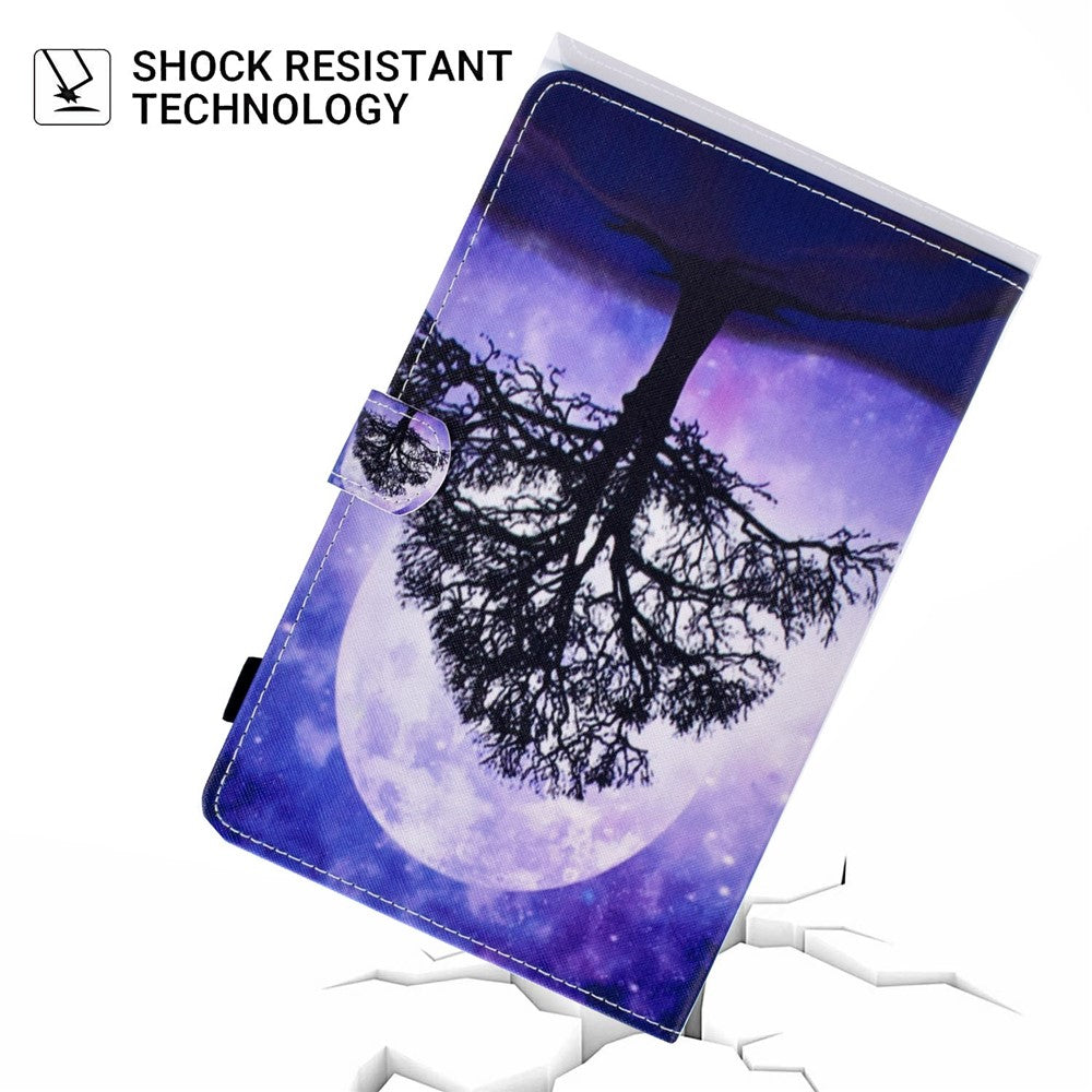 For Lenovo Tab M10 (Gen 3) TB-328FU / TB-328XU A2 Pattern Printing PU Leather Case Adjustable Stand Protection Smart Cover with Card Slots and Pencil Holder - Life Tree