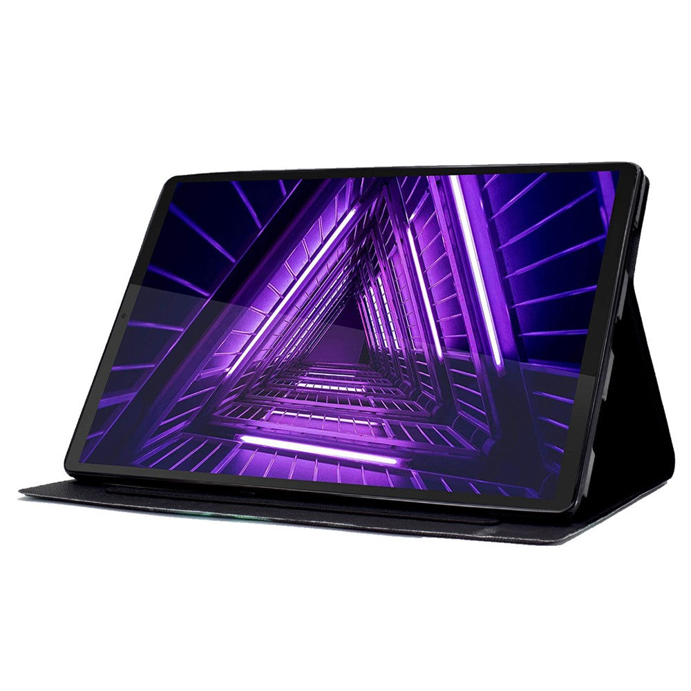 Protective Case for Lenovo Tab M10 Plus (3rd Gen) / Xiaoxin Pad 2022 10.6 inch Pattern Printing Tablet Leather Cover with Card Slots Stand - Horse