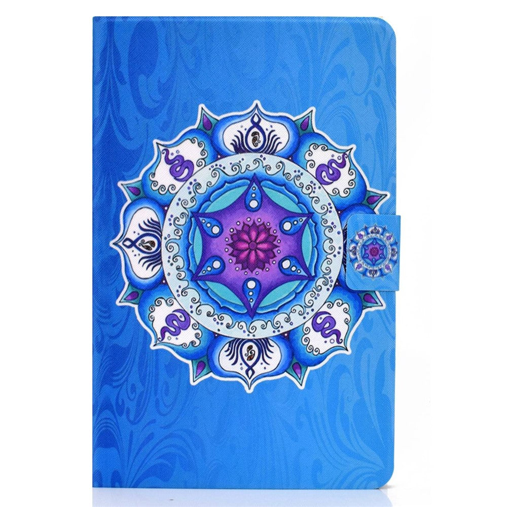 For Lenovo Tab M10 Plus (3rd Gen) / Xiaoxin Pad 2022 10.6 inch PU Leather Case Pattern Printing Card Holder Stand Cover - Mandala