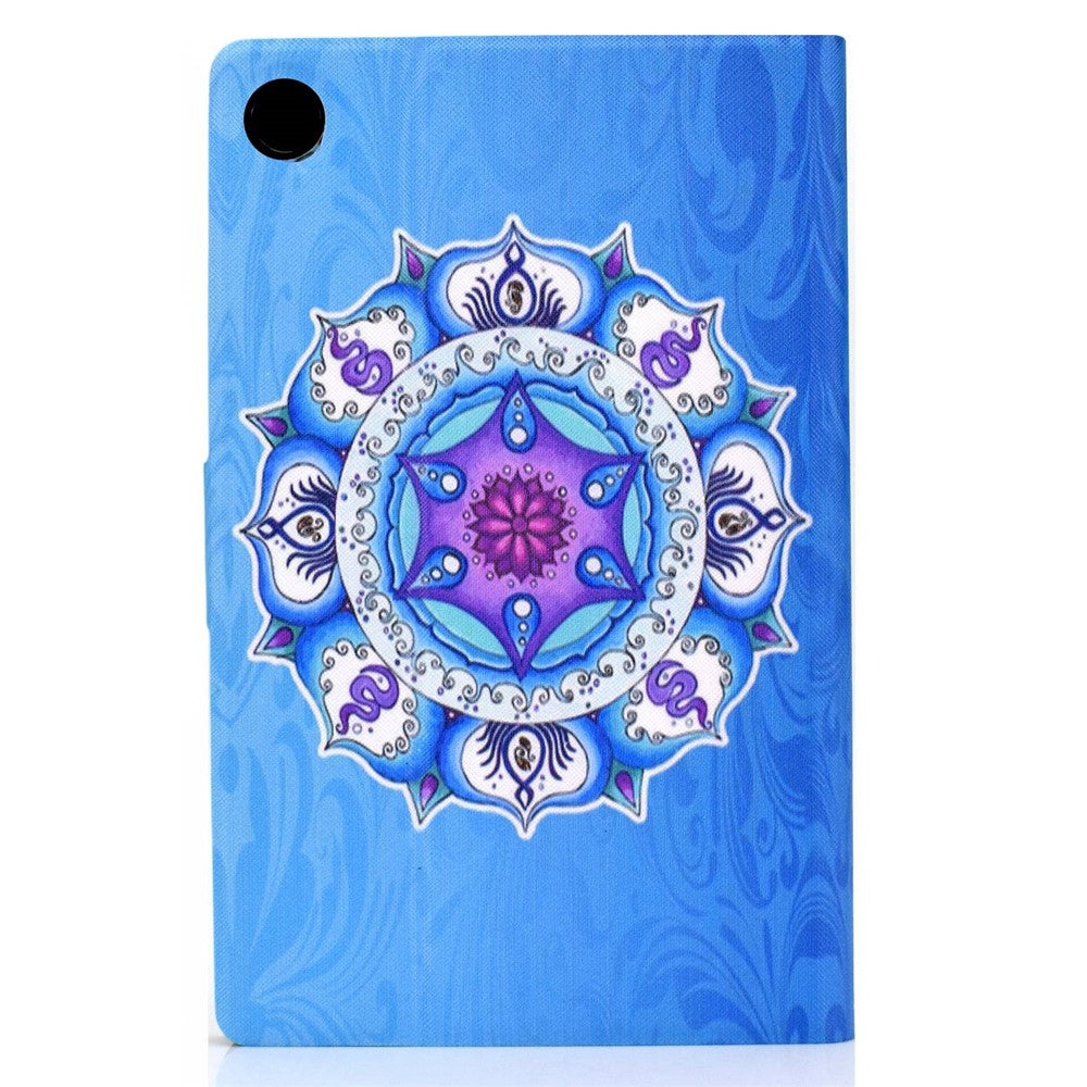For Lenovo Tab M10 Plus (3rd Gen) / Xiaoxin Pad 2022 10.6 inch PU Leather Case Pattern Printing Card Holder Stand Cover - Mandala
