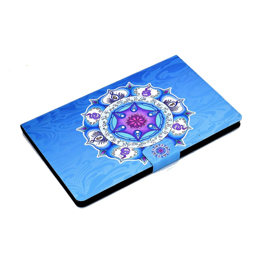 For Lenovo Tab M10 Plus (3rd Gen) / Xiaoxin Pad 2022 10.6 inch PU Leather Case Pattern Printing Card Holder Stand Cover - Mandala