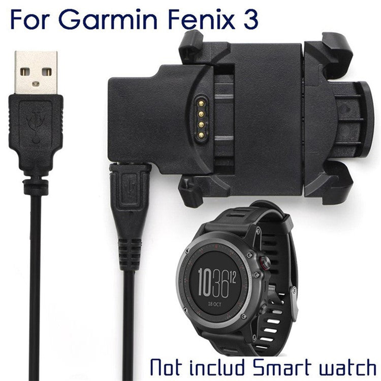 Smart Watch Charging Clip Dock with USB Cable for Garmin Fenix 3
