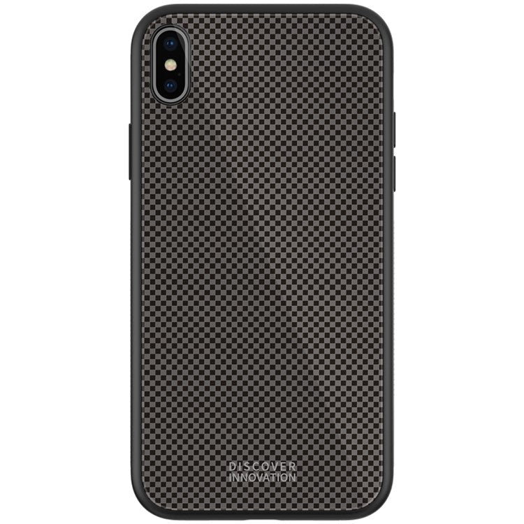 NILLKIN for iPhone XS Max Tempered Glass Case + Fast Wireless Charger + 3 in 1 Cable Fancy Charging Gift Set - Black