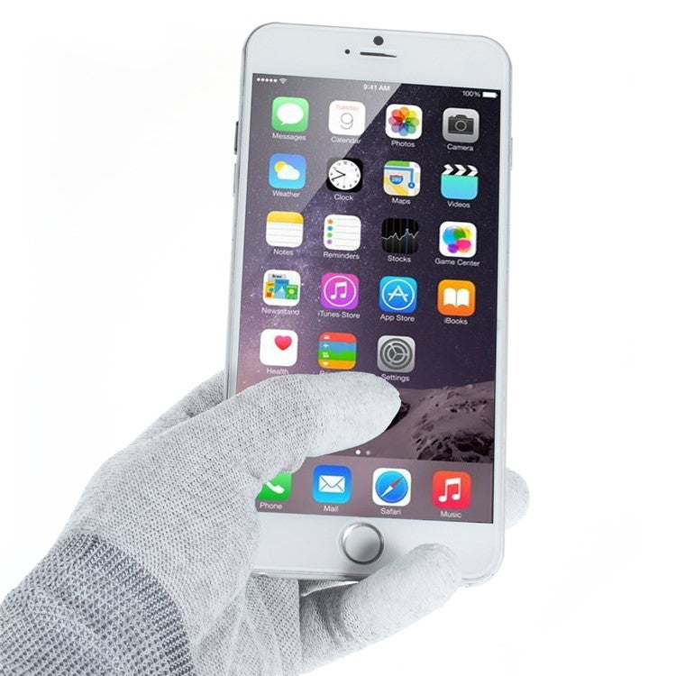 Carbon Fiber Anti-Static Dust-free Anti-sweat Work Gloves Grey