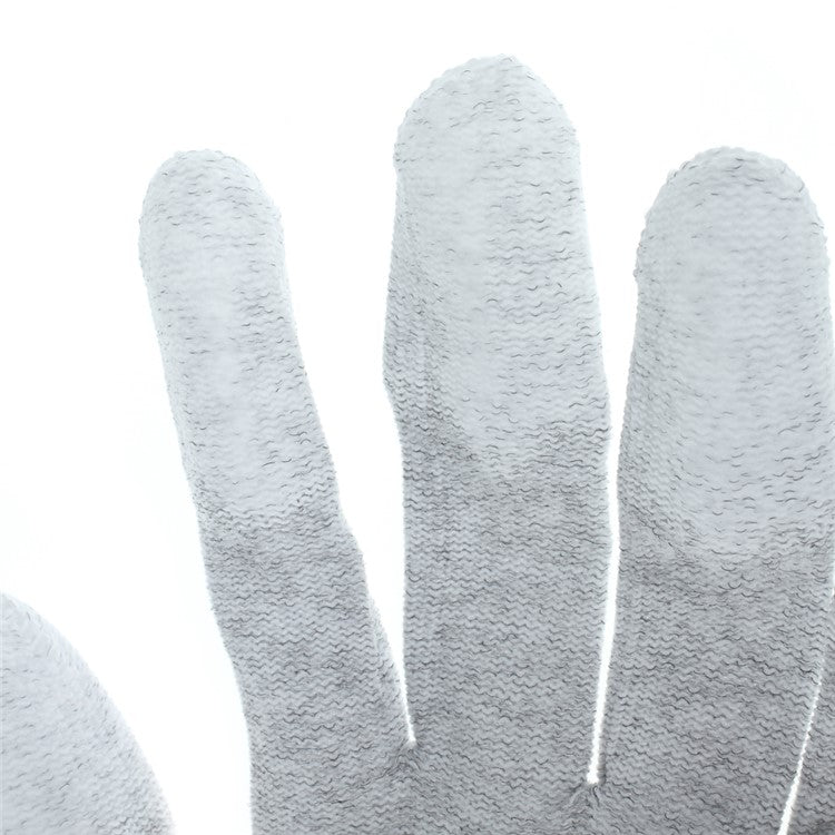 Carbon Fiber Anti-Static Dust-free Anti-sweat Work Gloves Grey