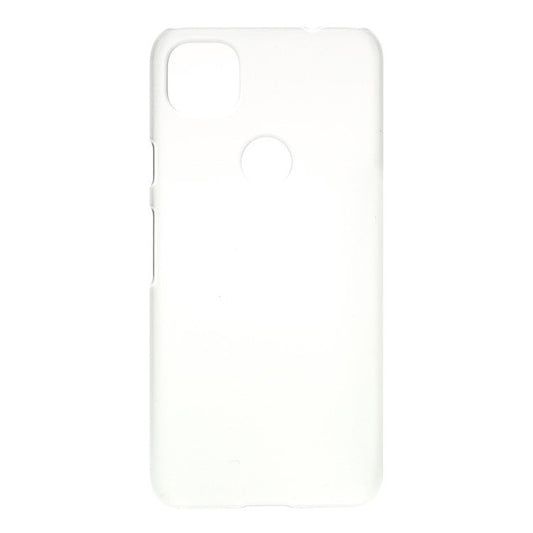 Rubberized Hard PC Case for Google Pixel 4a - Transparent