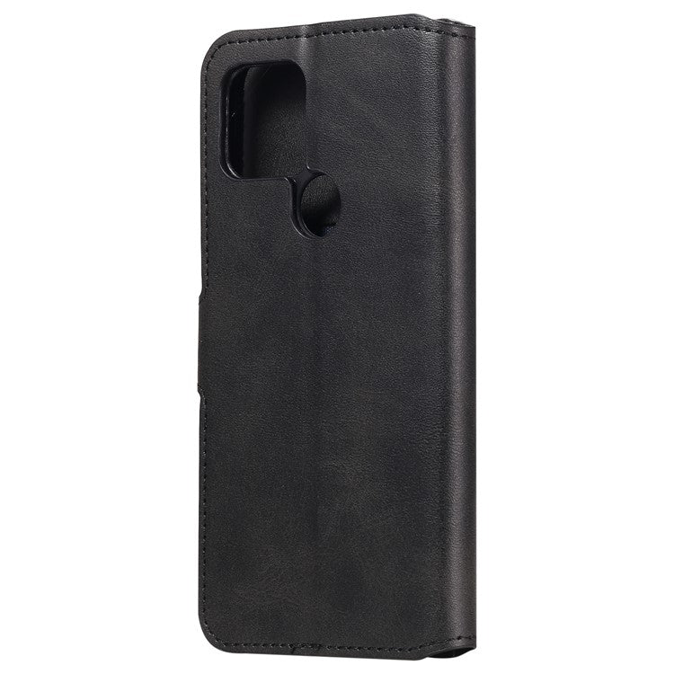 Classic Style Wallet Stand Flip Leather Phone Case for Google Pixel 5 - Black