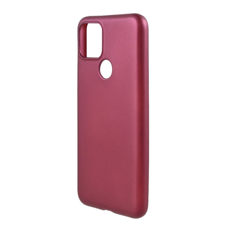 Guardian Series Matte TPU Phone Case for Google Pixel 5 - Wine Red