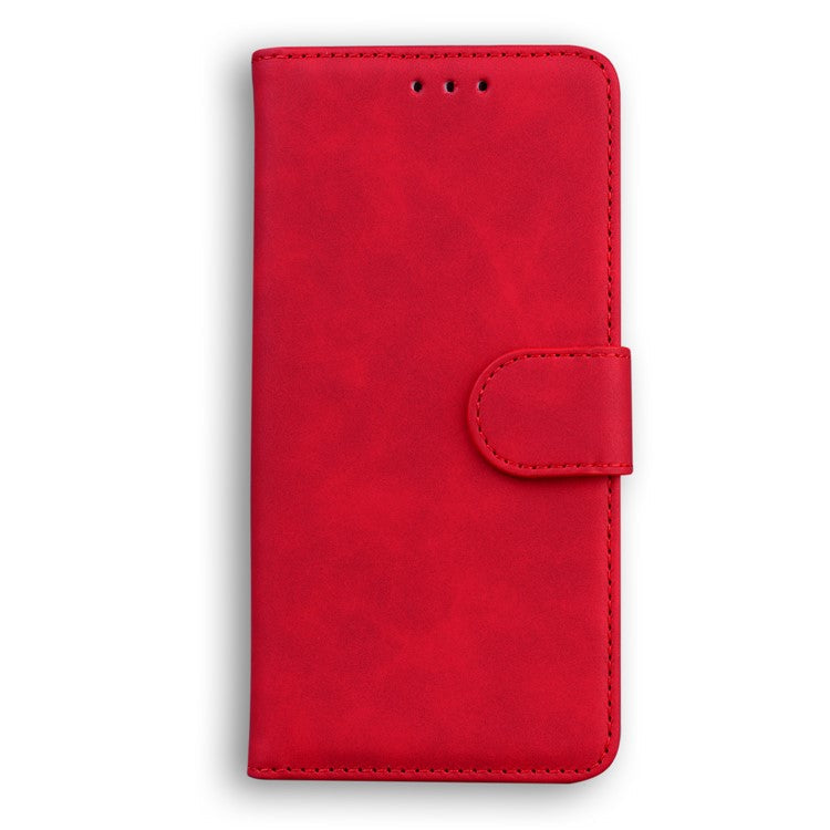 Flip Leather Phone Full Protection Case with Wallet Stand for Google Pixel 5a 5G - Red