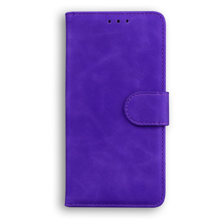 Flip Leather Phone Full Protection Case with Wallet Stand for Google Pixel 5a 5G - Purple