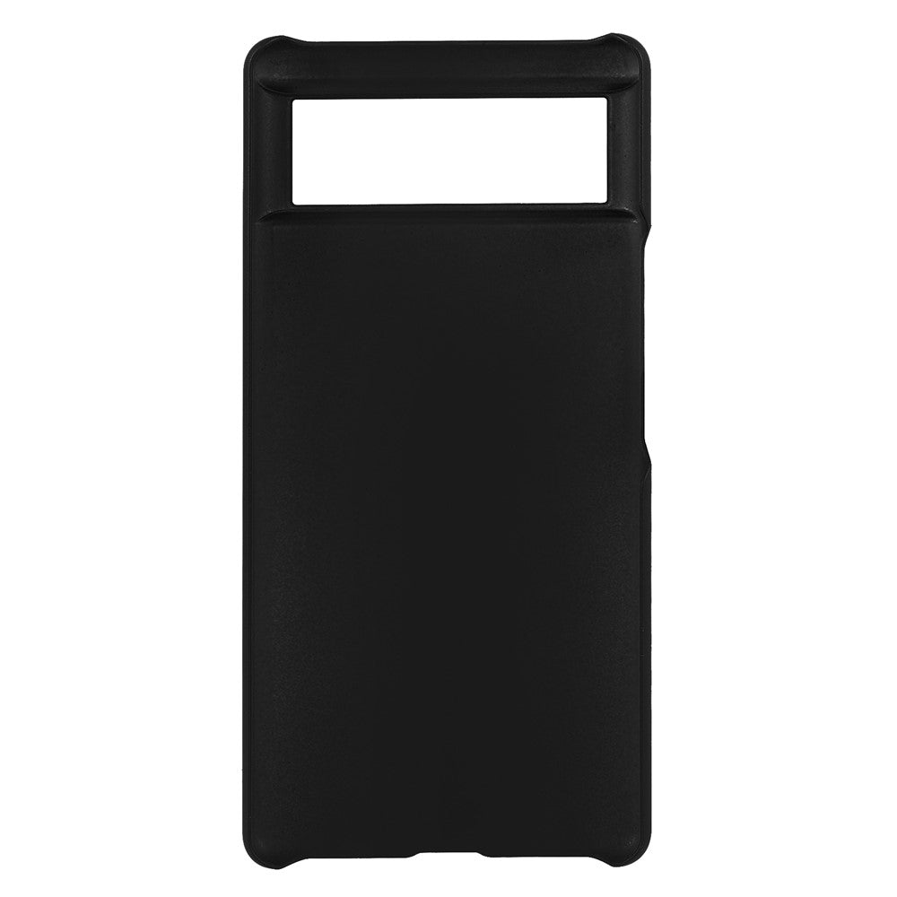 Hard Plastic Rubberized Phone Case Protector for Google Pixel 6 - Black